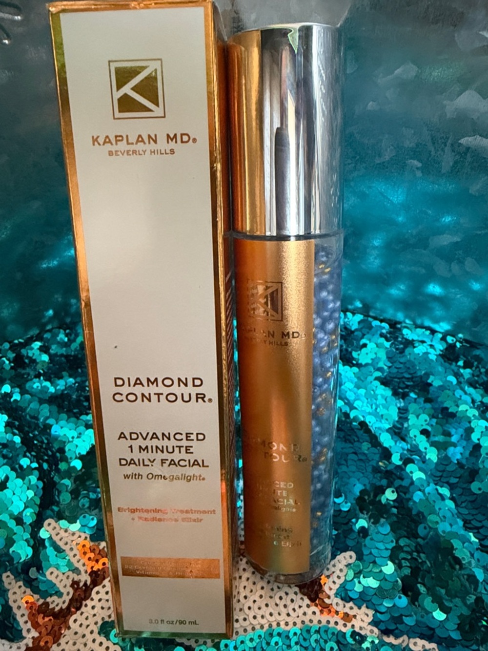 Kaplan Gold and White Diamond Contour Advanced 1 Minute Daily Facial - Picture 2 of 2